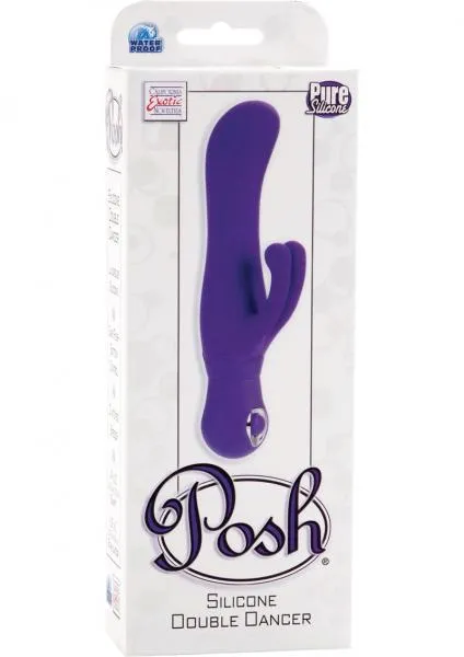 Vibrators Posh Posh Silicone Double Dancer Purple Vibrator Vibrators Posh Posh Silicone Double Dancer Purple Vibrator