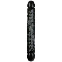 Jr Veined Double Header Black 12 Bender Doc Johnson Anal