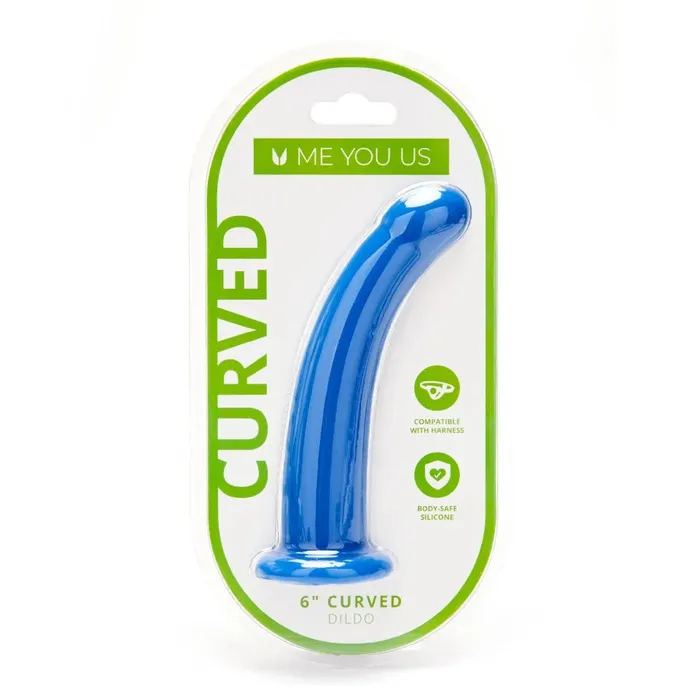 Me You Us Dildos Me You Us 6 Inch Curved Silicone Dildo