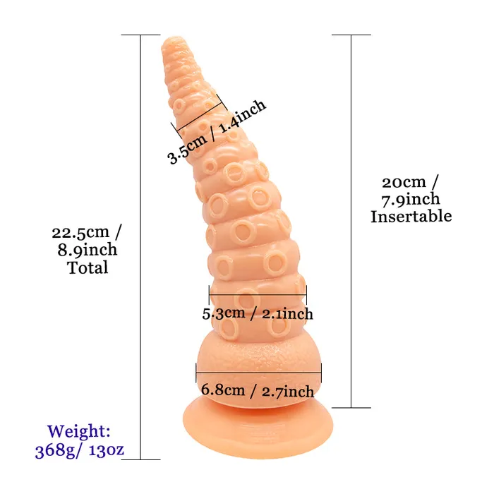 Anal DY DY 89 Realistic Octopus Tentacles Fantasy Dildo Anal Plug Blue