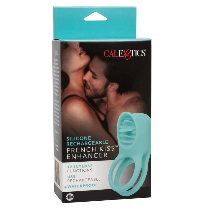 Female Sex Toys CalExotics Silicone Rechargeable French Kiss Enhancer