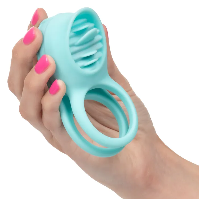 Female Sex Toys CalExotics Silicone Rechargeable French Kiss Enhancer
