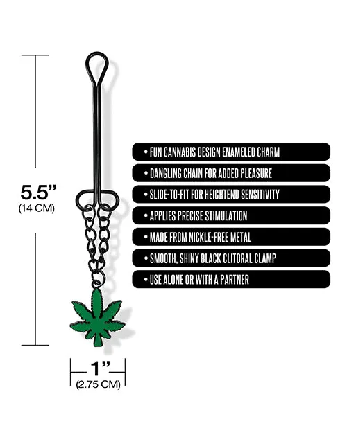 Global Novelties LLC Female Sex Toys Stoner Vibes Clitoral Clamp wChain