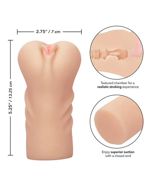 Male Sex Toys Cheap Thrills The First Time Pussy Masturbator Ivory California Exotic Novelties