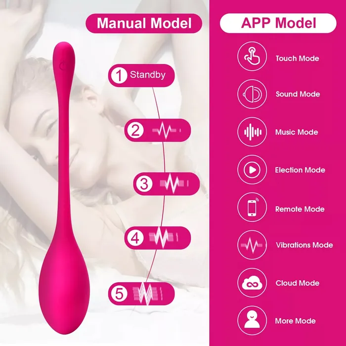Vibrators Onion Toy Mobile App Controlled U Shape Little Dolphin Vibrator