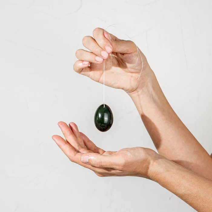 yonipleasurepalace Female Sex Toys Nephrite Jade Yoni Egg GIA Certified
