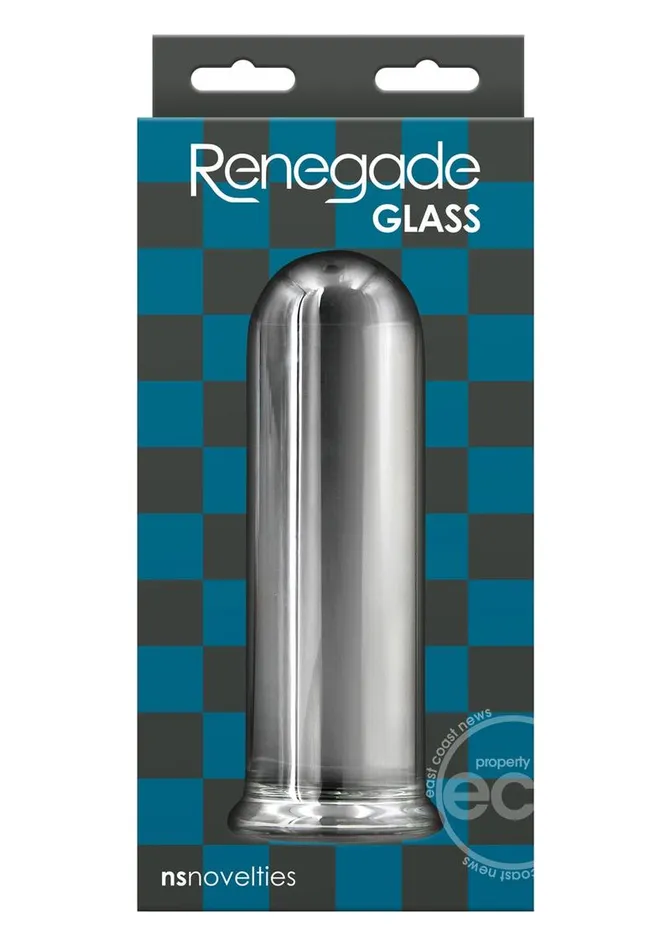 Anal NS Novelties Renegade Glass Rook Anal Probe Clear