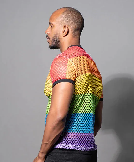 Andrew Christian Vibrators PRIDE MESH TEE