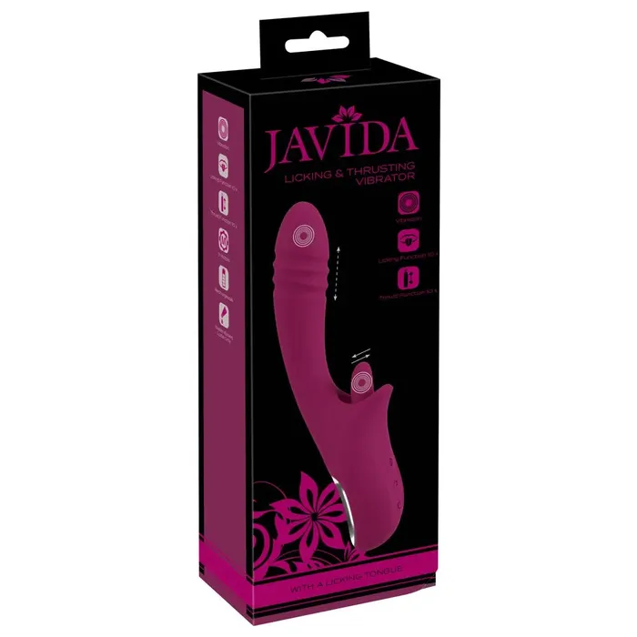 Javida Licking Thrusting Rabbit Vibrator Javida Female Sex Toys