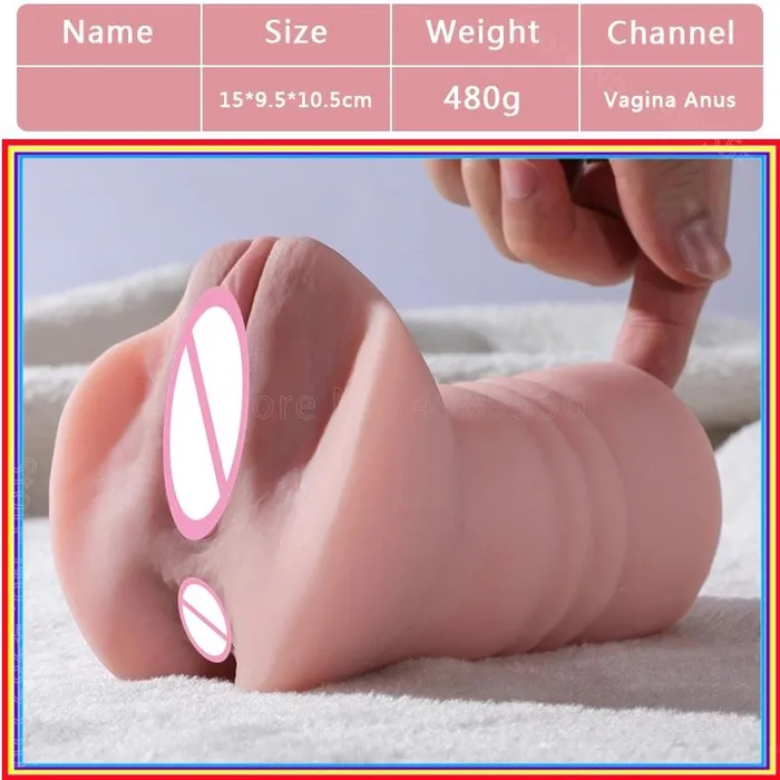 Male Sex Toys Own Pleasures Portable Inflatable Butt Pocket Pussy with Anus