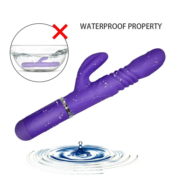 Vibrators Own Pleasures Rotating and Thrusting Rabbit Vibrator