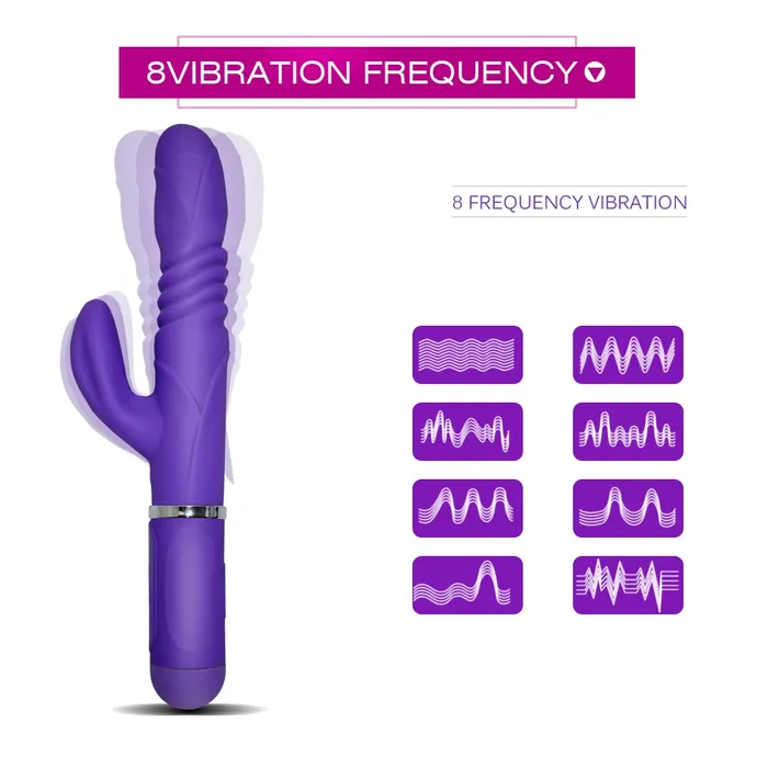 Vibrators Own Pleasures Rotating and Thrusting Rabbit Vibrator