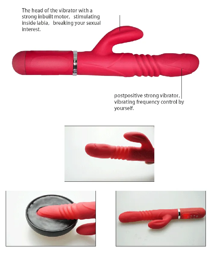 Vibrators Own Pleasures Rotating and Thrusting Rabbit Vibrator