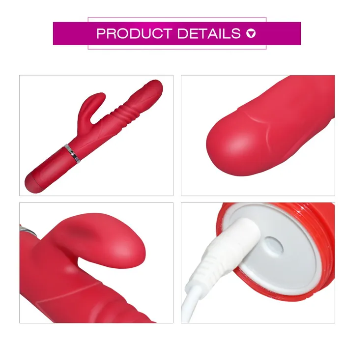 Vibrators Own Pleasures Rotating and Thrusting Rabbit Vibrator